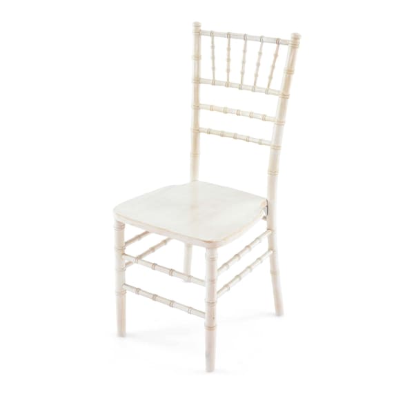 Atlas Commercial Products Wood Chiavari Chair, White Wash WCC4WHW - main